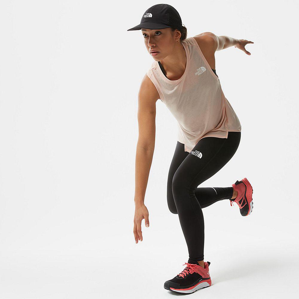 The North Face Up With The Sun Γυναικεια Αμάνικη Μπλούζα - Ροζ (NVHL39215)